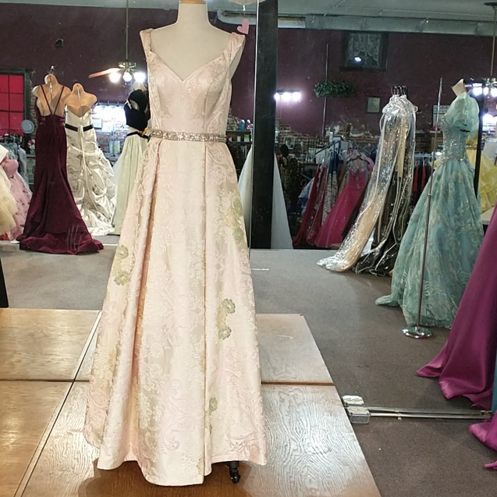 Morrell Maxie brocade gown
